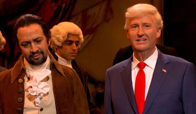 El sketch de SNL destacó de manera incisiva cómo Donald Trump ha puesto en jaque los principios en Estados Unidos. Foto: NBC