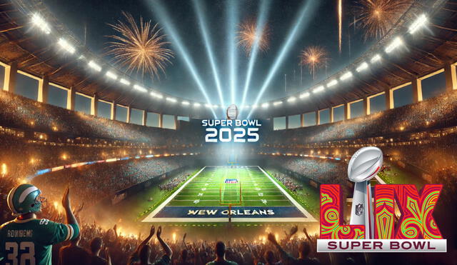 Revisa cuándo, a qué hora y dónde se jugará el Super Bowl 2025 de la NFL. Foto: composición LR/Dall-E/NFL