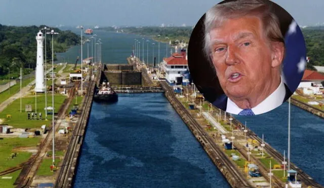 Donald Trump ha manifestado su interés de apoderarse del Canal de Panamá. Foto: CDN