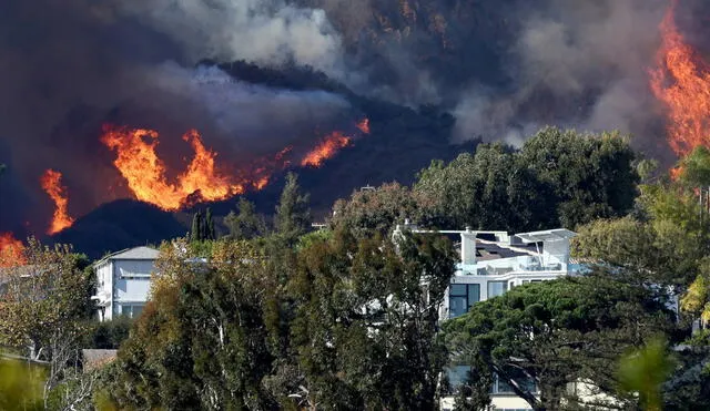 NBC News pronostica un cambio radical en el clima de California tras los incendios forestales. Foto: AFP