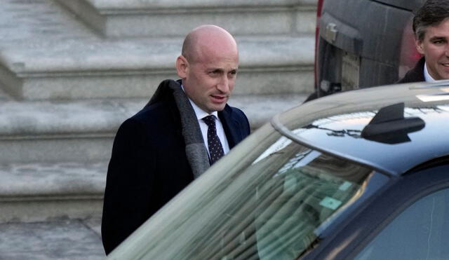 Stephen Miller, subjefe del Gabinete de la Casa Blanca y asesor de seguridad nacional de los Estados Unidos. Foto: AFP. Stephen Miller, subjefe del Gabinete de la Casa Blanca y asesor de seguridad nacional de los Estados Unidos. Foto: AFP.