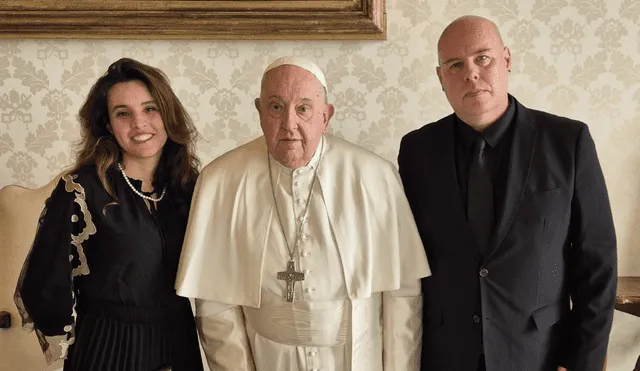 Escardó se reunió con el papa Francisco  y agradeció las medidas de disolución contra el Sodalicio. Foto: José Enrique Escardó vía X.