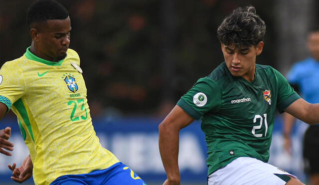 Brasil y Bolivia sub-20 habían perdido en su debut antes del partido entre sí. Foto: FBF