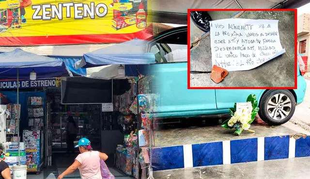 El delincuente 'Alias Jorobado' habría firmado la carta extorsiva que dejaron a dueña de librería en Carabayllo. Foto: composición LR/Andina