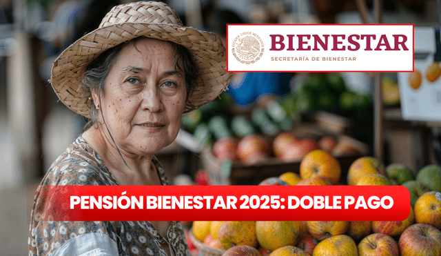 Se espera un doble pago de la Pensión Bienestar 2025 para marzo debido a la veda electoral. Foto: composición LR / Freepik