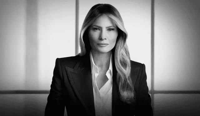 Melania Trump se tomó la foto oficial del 2025, retratando y afirmando su lugar como primera dama. Foto: CNN