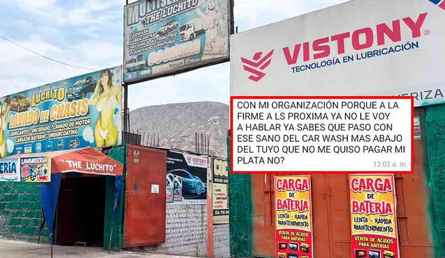 Dueño de car wash recibe diversos mensajes extorsivos desde diferentes números de teléfono. Foto: composición LR/Andina