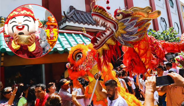 En el Barrio Chino, la energía del Año de la Serpiente promete un ciclo lleno de vitalidad y sabiduría. Foto: composición LR/Andina