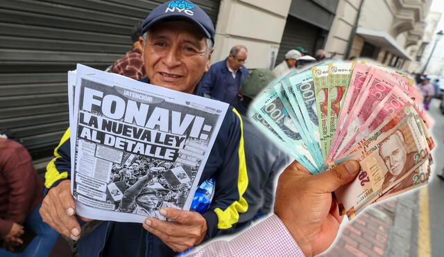 Beneficiarios del Fonavi pueden hacer el cobro en el Banco de la Nación este 2025. Foto: Composición LR/Andina.