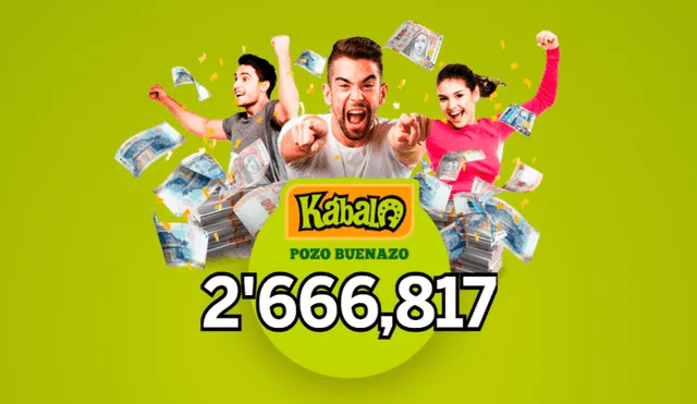 El sorteo de La Kábala podría entregar más de S/2 millones. Foto: La Kábala