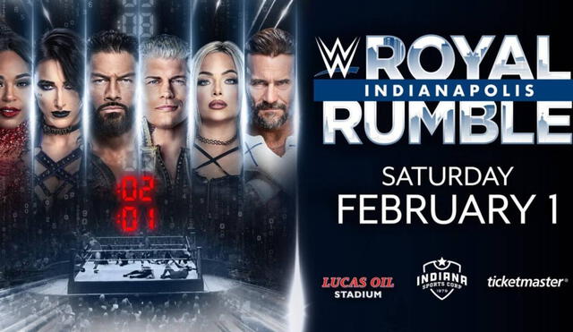 El Royal Rumble 2025 contará con 30 participantes tanto en la batalla real masculina como en la femenina. Foto: WWE