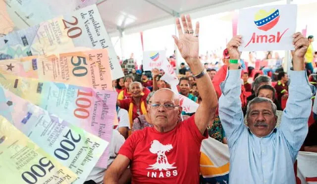 Los beneficiarios de Amor Mayor reciben su pensión mensual y el Bono de Guerra todos los meses. Foto: composición  LR/Gobierno de Venezuela