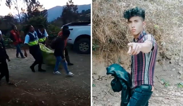 PNP busca al feminicida, quien se encuentra prófugo tras cometer el crimen en el distrito de Churubamba. Foto: composición LR