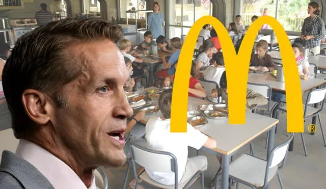 Los almuerzos escolares brindan apoyo nutricional a niños y familias de bajos recursos en EE.UU. Foto: ColegioEstudio/AFP/McDonalds