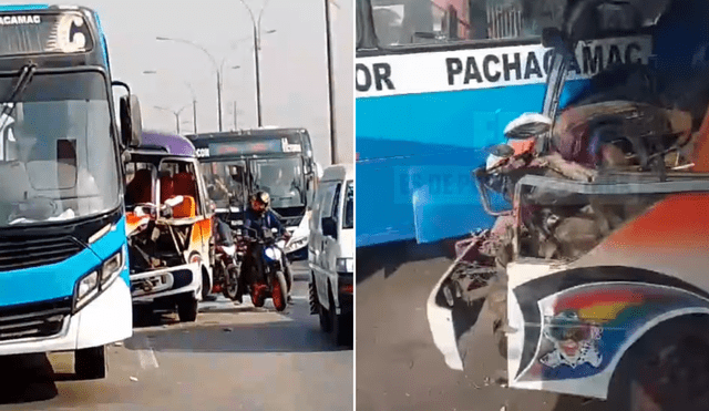 Accidente en Panamericana Norte dejó varios heridos. Foto: Difusión