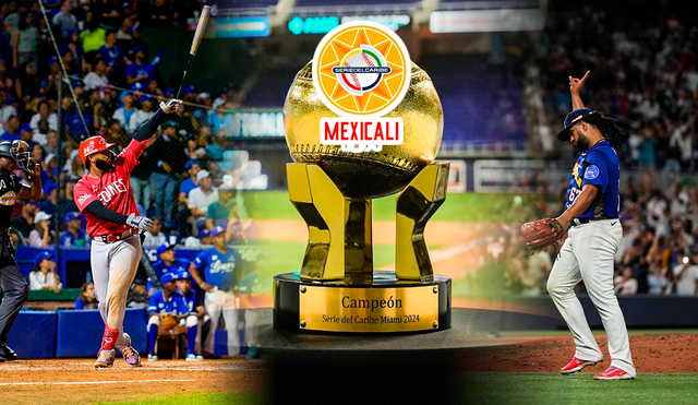 Dominicana y Venezuela jugaron la final de la Serie del Caribe 2024. Foto: composición LR/AFP/Serie del Caribe/Luiggi Chávez