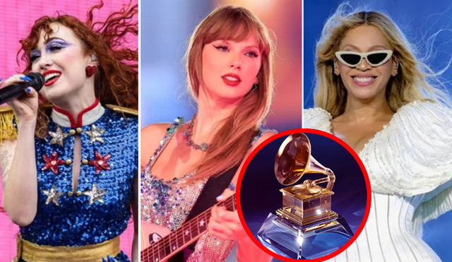 Taylor Swift, Chappel Roan y Beyonce son de las más nominadas a los Grammys 2025. Foto: Composición LR/E!