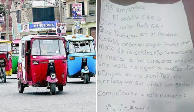 "El gremio de mototaxistas planea un paro nacional para finales de febrero. Foto: captura/rpp.