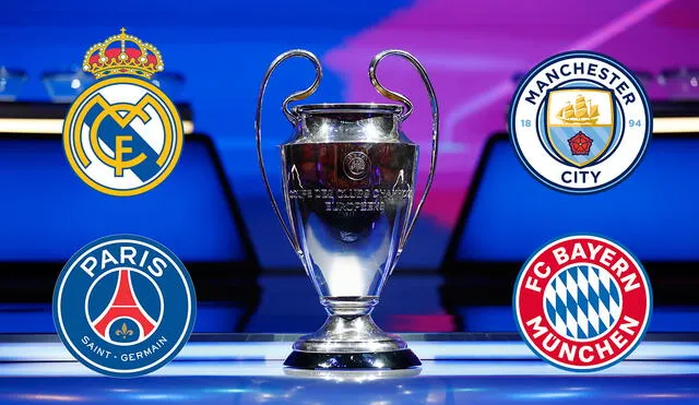 Real Madrid, PSG, Manchester City, Bayern Múnich, entre otros, jugarán estos playoffs eliminatorios de la Champions League. Foto: composición de LR/AFP