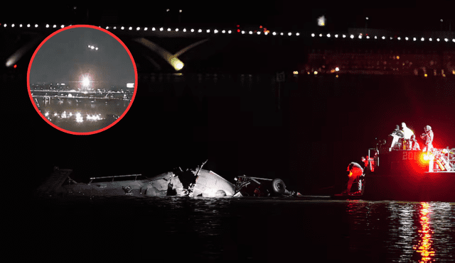 Accidente aéreo en Estados Unidos: Autoridades realizan labores de rescate para recuperar los cuerpos. Foto: composición LR