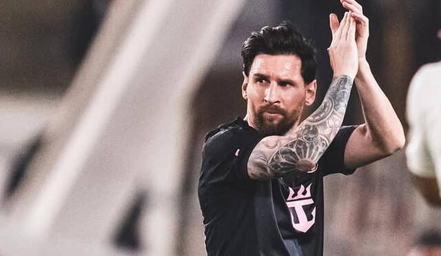 Lionel Messi jugó 73 minutos en el amistoso que sostuvo con Inter Miami frente a Universitario en el Estadio Monumental. Foto: Instagram