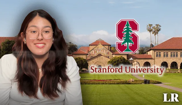 La joven peruana de Puente Piedra logró ingresar a la Universidad de Stanford. Foto: composición LR/YouTube/@_leonfernanda/Difusión