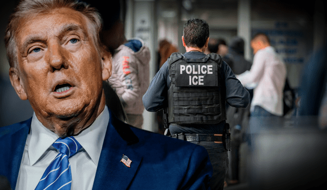 El ICE en la era Trump: más arrestos, deportaciones y cambios en las prioridades.  Composición Ariana Espinoza LR/ AFP/ ICE