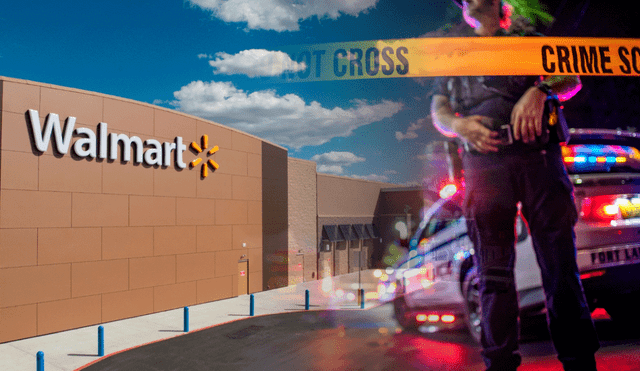 Walmart reportó una dura balacera y el primer sospechoso fue encontrado por la policía. Foto: composición LR/difusión