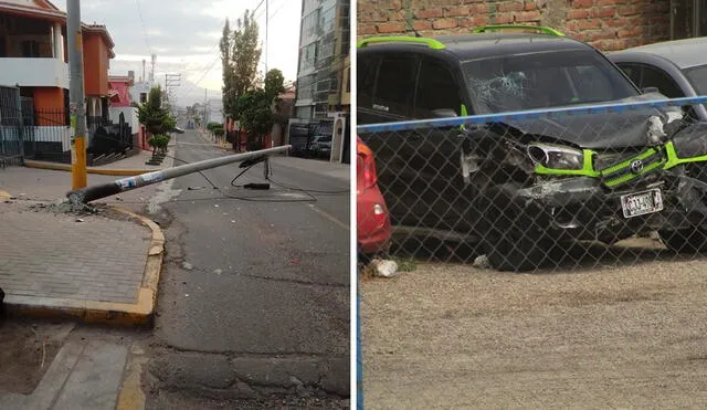 Inspectoría General de la PNP ya inició una investigación sobre el fuerte accidente de tránsito. Foto: composición LR