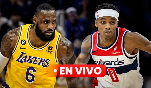 Los Angeles Lakers con LeBron James buscarán recuperarse ante los Wizards. Composición: Wizards