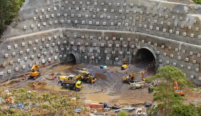 La vía, con 9,84 kilómetros de longitud, será el túnel más largo de Latinoamérica cuando se complete. Foto: Noticias RCN