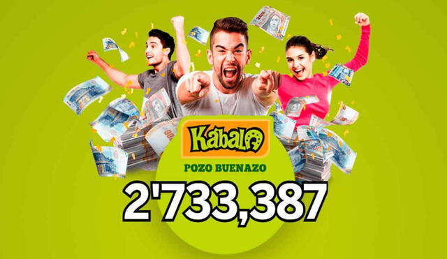 Descubre los números ganadores del sorteo de La Kábala con un Pozo Buenazo de S/2.733.387 en juego. Foto: Intralot