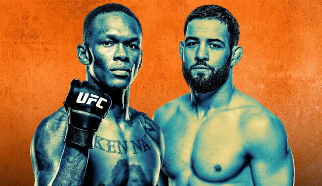 El enfrentamiento entre Adesanya vs.Imavov será una pelea de primer nivel en la UFC Night y podrás disfrutarla desde 3 estados de USA. Foto: Olé