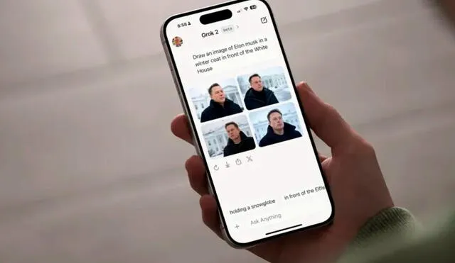 Grok, la IA de X, permite crear imágenes sin filtros. Foto: Digital Trends
