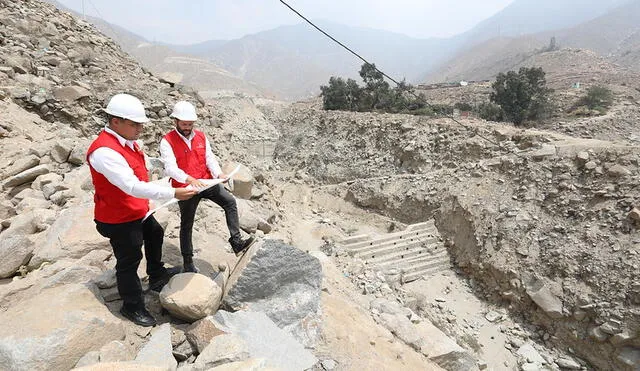 Los diques en mal estado en quebradas de Chosica fueron detectados en diciembre. Foto Difusión