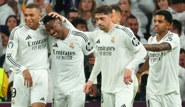 Vinícius Jr. es el segundo goleador del Real Madrid en LaLiga. Foto: AFP