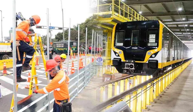 Trabajos de la Línea 2 del Metro de Lima continúan en el Centro de Lima. Foto: composición LR/Andina