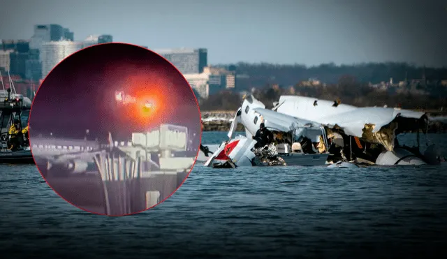 La cadena CNN reveló dos vídeos que brindan una perspectiva distinta al accidente ocurrido en Washington DC. Foto: Composición LR