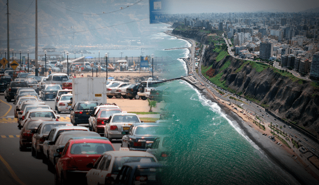 Autoridades piden a conductores evitar multas por transitar por la Costa Verde. Foto: Andina