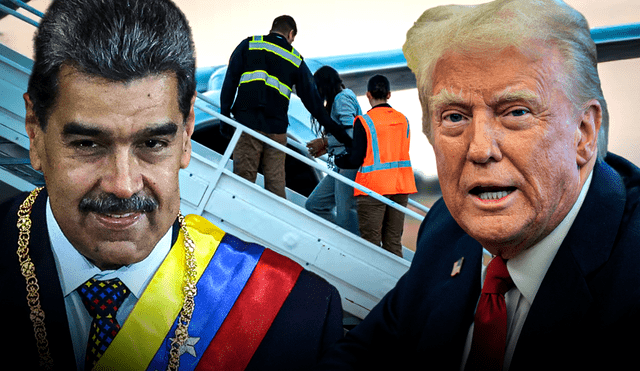 Donald Trump afirmó que Nicolás Maduro aceptó recibir a inmigrantes venezolanos deportados de EE. UU., incluidos miembros del Tren de Aragua. Foto: Composición Gerson Cardoso LR/ AFP