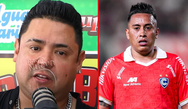 Lucho Cuéllar no dudó en opinar sobre la faceta de cantante de Christian Cueva. Foto: Radio Nueva Q/difusión