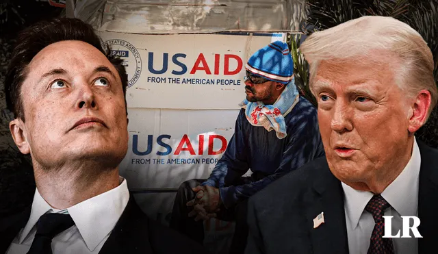 El CEO de Tesla aseguró que Donald Trump está de acuerdo con eliminar la agencia encargada de distribuir la mayor parte de la ayuda humanitaria del mundo. Foto: Composición Jazmín Ceras LR/AFP