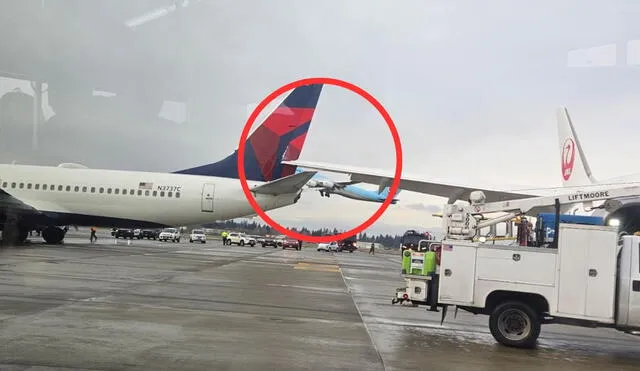Solo se reportaron daños materiales en el aeropuerto de la capital de Estados Unidos. Foto: JeremyHarrisTV