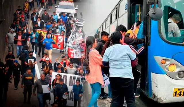 Paro de transportistas, puntos de concentración y rutas de la marcha. Foto: Composición LR