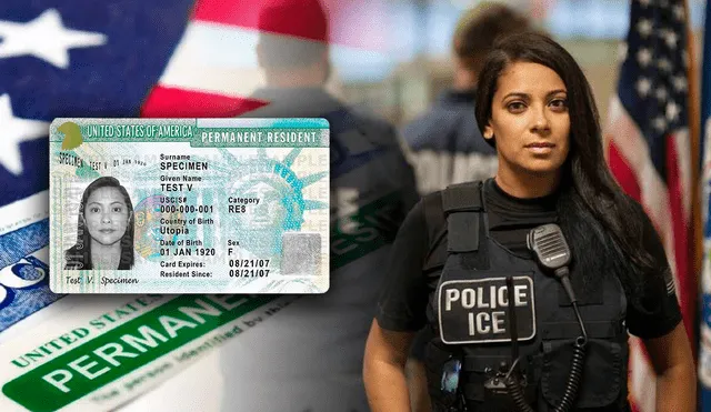 El ICE puede deportarte por una serie de motivos a pesar de que cuentes con la Green Card. Foto: Composición LR