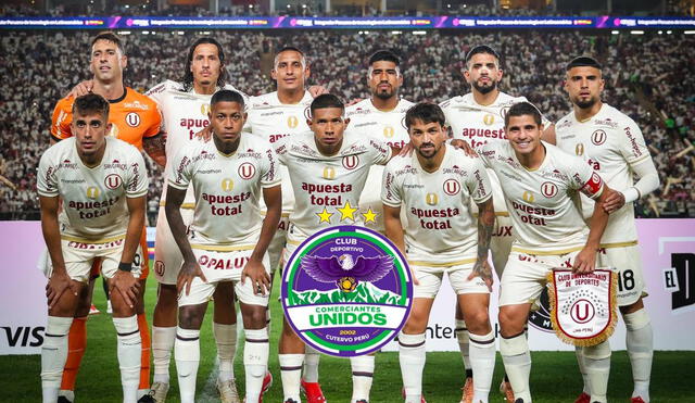 Universitario visitará a Comerciantes Unidos en Cutervo en su debut en Liga 1 2025. Foto: composición LR/Universitario/X