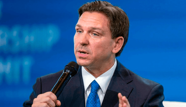 El gobernador de Florida, Ron DeSantis, anunció una serie de exención de impuestos a productos. Foto: Florida Politics