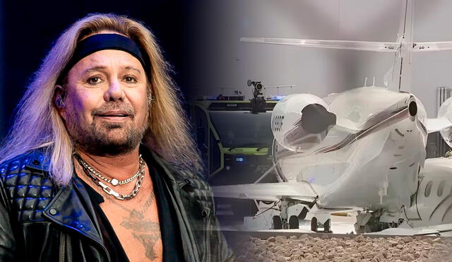 El avión del vocalista Vince Neil se vio involucrado en una accidente aéreo que dejó un muertos y 3 heridos. Foto: Composición LR