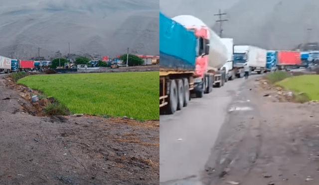 Panamericana Sur aún continúa bloqueada por huaicos. Foto: composición / difusión