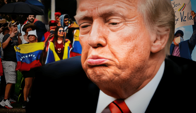 Una de las medidas más drásticas de la administración de Donald Trump es la eliminación del TPS para venezolanos. Foto: composición LR/AFP/EFE